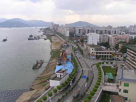 Xi River in Zhaoqing.