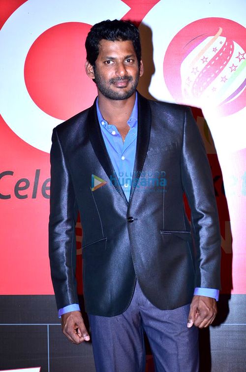 Vishal in 2014 at Celebrity Cricket League 4 Launch