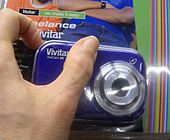 Low-end digital camera sold in 2011 Vivitar Freelance VivCam 25 jeh.jpg