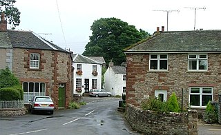 Warcop Village in Cumbria, England