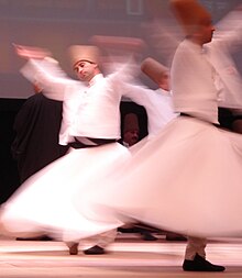 Whirling Dervishes, at Rumi Fest 2007 Whirling dervishes, Rumi Fest 2007.jpg