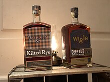 Kilted Rye & Deep Cut Wigle Whiskey bottles at the Tasting room.jpg