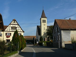 <span class="mw-page-title-main">Witternheim</span> Commune in Grand Est, France