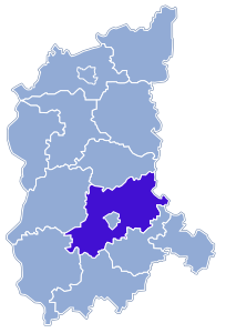 Powiat Powiat zielonogórski v Lubuskom vojvodstve (klikacia mapa)