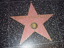 Woody Woodpecker's star on the Hollywood Walk of Fame Woody Woodpecker HWoF Star.jpg