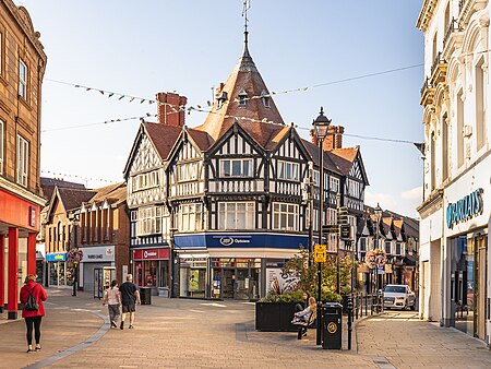 Wrexham City Centre (cropped)