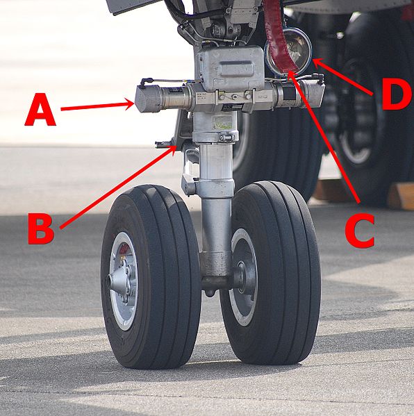 File:YS-11FC Nose Gear.JPG