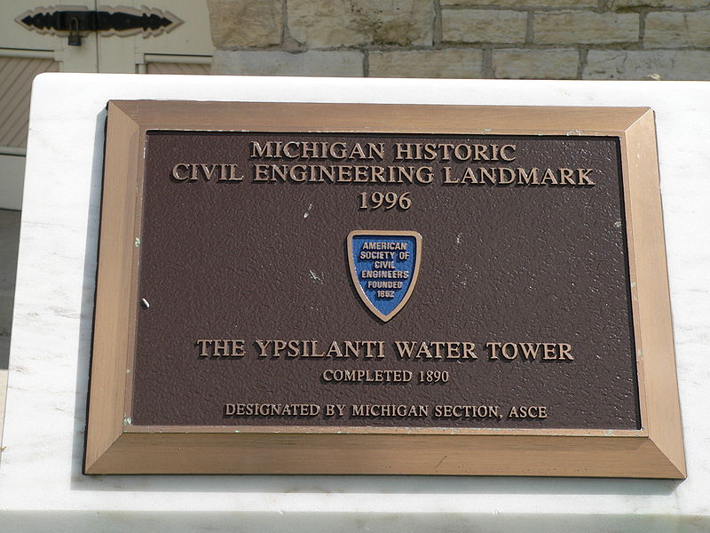 File:Ypsilanti Water Tower civil engineering landmark 1.jpg