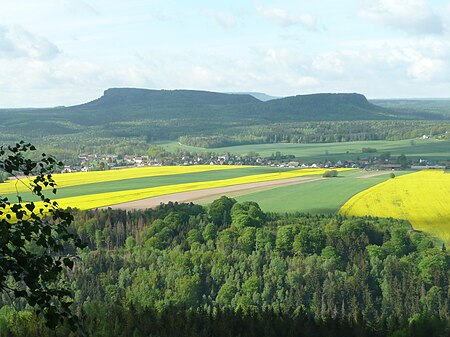 Zschirnsteine vom Gratweg aus