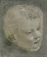 Studie voor de jonge Johannes de Doper, Louvre