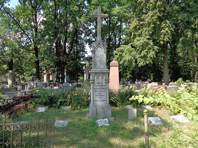 File:Łódź-grave of Maria Paszkiewicz and members of Saenger, Stegmann and Fleischer family.jpg