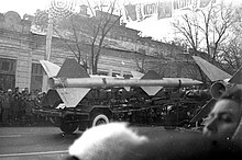 Camiones que transportan misiles