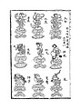 motifs de personnages de la mythologie chinoise