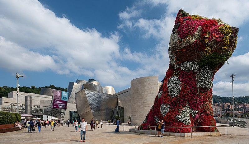 File:-Puppy-, by Jeff Koons, Guggenheim Museum, Bilbao, Spain (PPL1-Corrected) julesvernex2.jpg