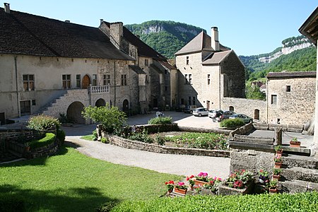 Abbaye Saint-Pierre de Baume-les-Messieurs, Jura.