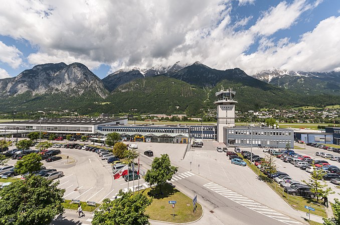 圖為奧地利的因斯布魯克機場。