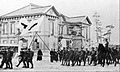 17th Division marching in front of his HQ