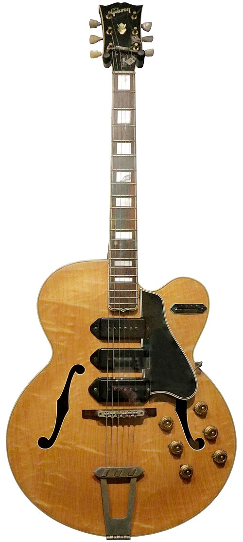 Steve Howe's main guitar on Fragile is a Gibson ES-5 Switchmaster