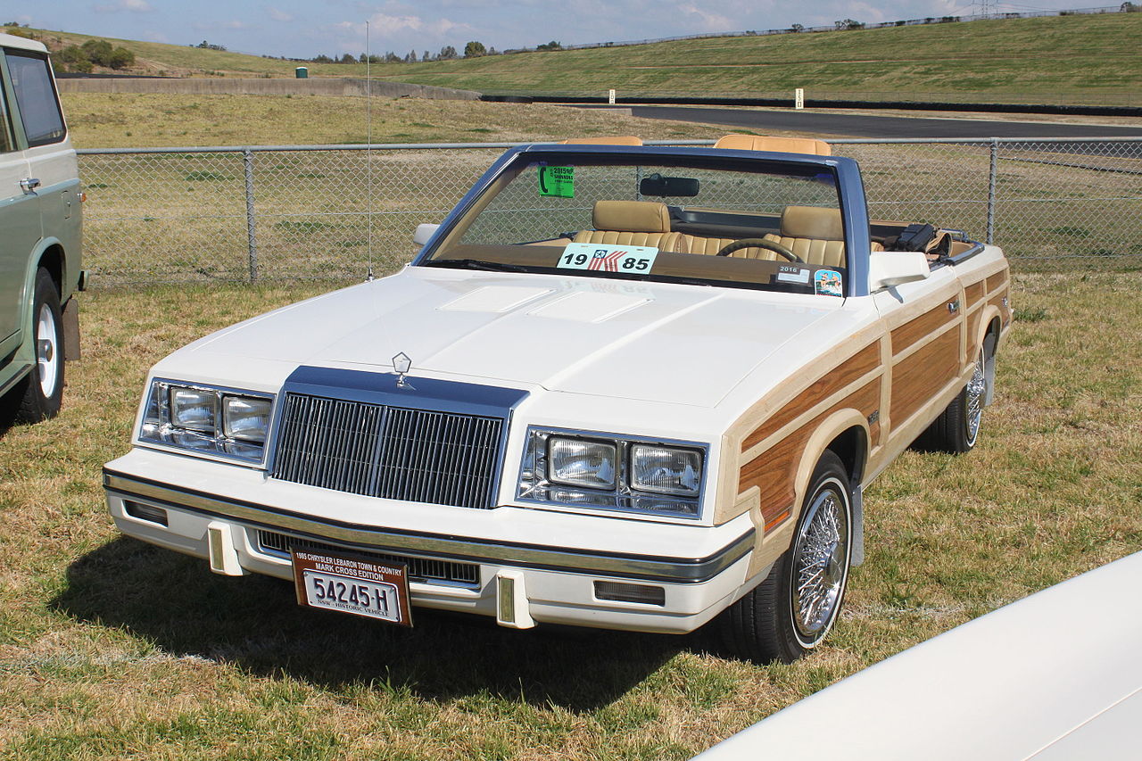 Image of 1985 Chrysler LeBaron Town & Country Mark Cross Edition convertible (21161268508)