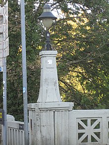 Detail der Bolldammbrücke nahe der Laurentiuskirche