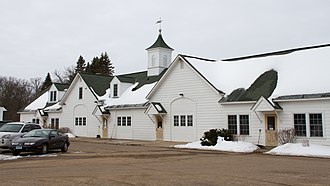 The Colonial Revival buildings were built between 1936-41. 2013-0326-CarlosAveryGameFarm2.jpg