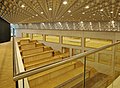 interior of the reading room of the library a few months before opening