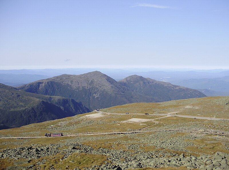 File:2016-09-03 16 37 15 View north-northeast from the north side of the summit of Mount Washington in Sargent's Purchase Township, Coos County, New Hampshire.jpg