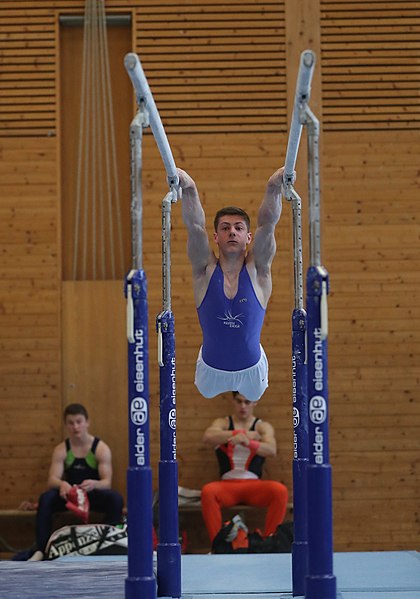 File:2019-04-13 Rheintalcup P6 Junior Switzerland competition parallel bars (Martin Rulsch) 112.jpg