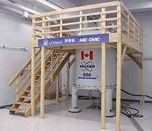 Solid-state 900 MHz (21.1 T ) NMR spectrometer at the Canadian National Ultrahigh-field NMR Facility for Solids 900 magnet new.jpg