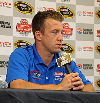 A. J. Allmendinger scored his first career Cup Series win. AJ Allmendinger - 2015 - Sarah Stierch 1.jpg