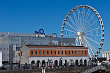 The Wheel of Dublin next to the O2 Arena (now 3Arena) in the Dublin Docklands A Visit to Dublin Docklands - The O2.jpg