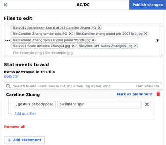 An example of the AC/DC tool in action