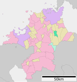 Location of Aka in Fukuoka