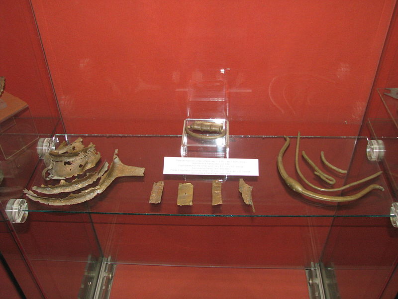 File:Alba Iulia National Museum of the Union 2011 - Import Pieces from Roman World found at Dacian Settlement of Piatra Craivii.JPG