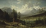 Thumbnail for File:Albert Bierstadt, Estes Park and Longs Peak, circa 1876.jpg