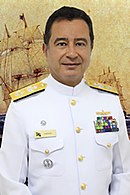 BAtual Comandante, o Almirante de Esquadra Almir Garnier Santos