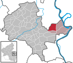 Läget för Alsheim i Landkreis Alzey-Worms