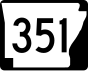 Highway 351 marker