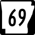 Autobahn 69 Markierung