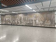 車站大廳藝術牆《對話》（2023年8月）