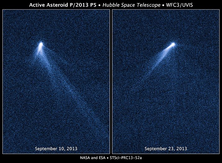 "Active asteroid" 311P/PANSTARRS with several tails[232]