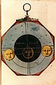 Disque illustrant l'éclipse totale de lune du 6 octobre 1530}}