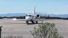 Typical plane at the airport