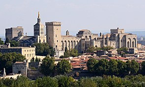 Avignon, Palais des Papes depuis Tour Philippe le Bel by JM Rosier.jpg