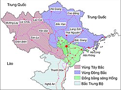 Vietnam settentrionale - Localizzazione