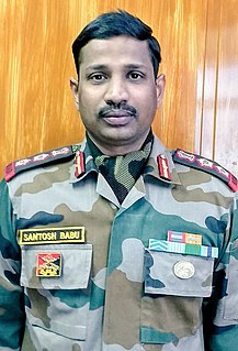 <span class="mw-page-title-main">B. Santosh Babu</span> Indian Army officer (1983–2020)