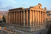 De Bacchs-Temple zu Baalbek