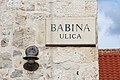 Rue Babina, Split, Croatie