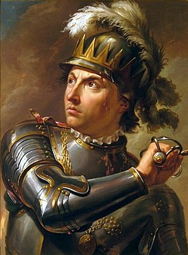 Marcello Bacciarelli.  Retrato de Vladislav III Varnenchik (entre 1768 y 1771)