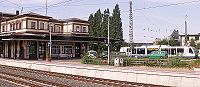 Rurtalbahn im Bahnhof Düren